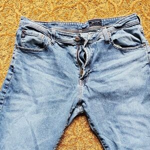 Ag Adriano Goldschmied Light Blue Relaxed Fit Men's Jeans